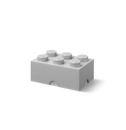 LEGO Storage Box Block 6 Gray 40000805