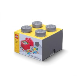 LEGO Storage Box Brick 4 Dark Gray 25 cm