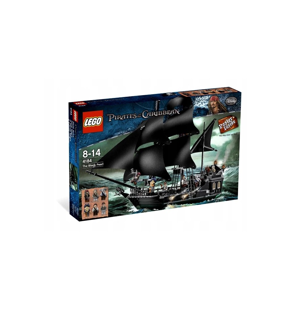 LEGO Black Pearl 4184 pirates ship MISB rare