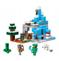 LEGO Minecraft Snowy Peaks 21243 - Set