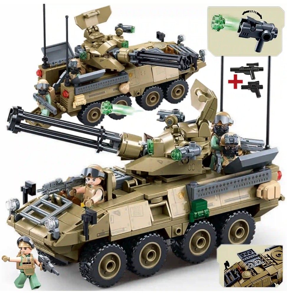 Rosomak Tank Transporter Building Set