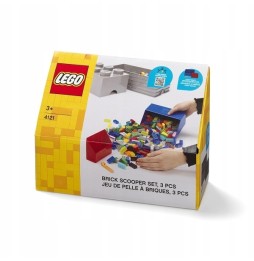 LEGO Lopățică pentru Cuburi 2x Albastră și Roșie