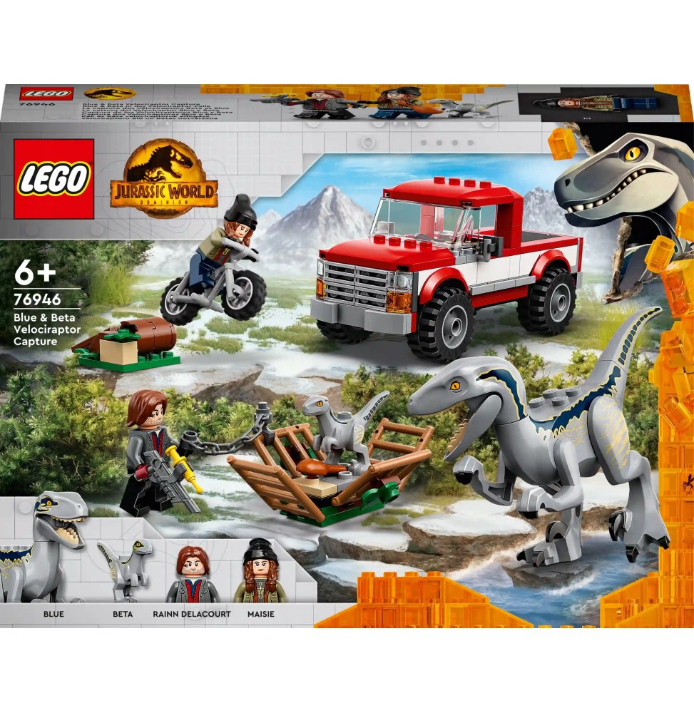 LEGO Jurassic World Schwytanie welociraptorów 76946