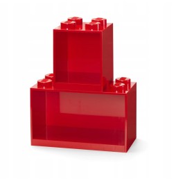 LEGO Shelf - Set of 2 Red Shelves