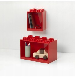 LEGO Shelf - Set of 2 Red Shelves