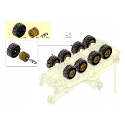 Rosomak Tank Transporter Building Set