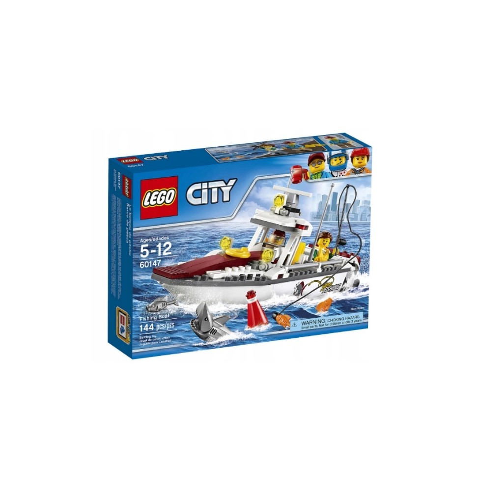 LEGO 60147 City Barca de pescuit - Set nou