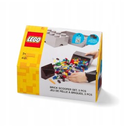 LEGO lopățică pentru cărămizi 2x gri/negru