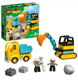 LEGO DUPLO 10931 Camion și excavator cu șenile