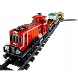 Lego City 3677 Red Freight Train RARE Edition