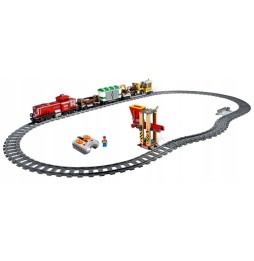 Lego City 3677 Tren de marfă roșu UNIKAT