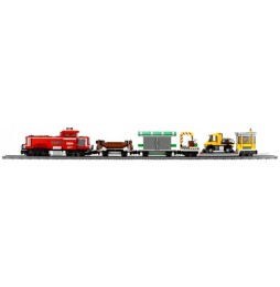 Lego City 3677 Tren de marfă roșu UNIKAT