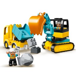 LEGO DUPLO 10931 Camion și excavator cu șenile