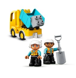 LEGO DUPLO 10931 Camion și excavator cu șenile