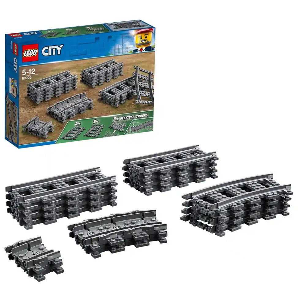 LEGO City 60205 – Set Piste Feroviare