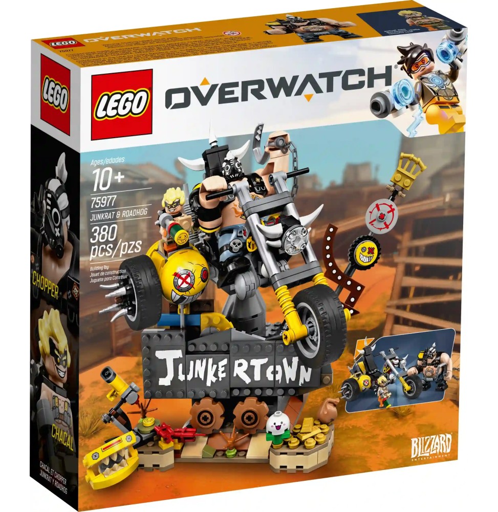 LEGO Overwatch 75977 Porcul și Zguraș set