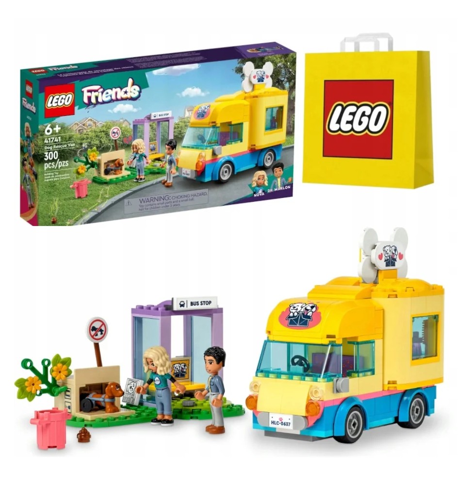 LEGO Friends Furgonetă de salvare câini 41741