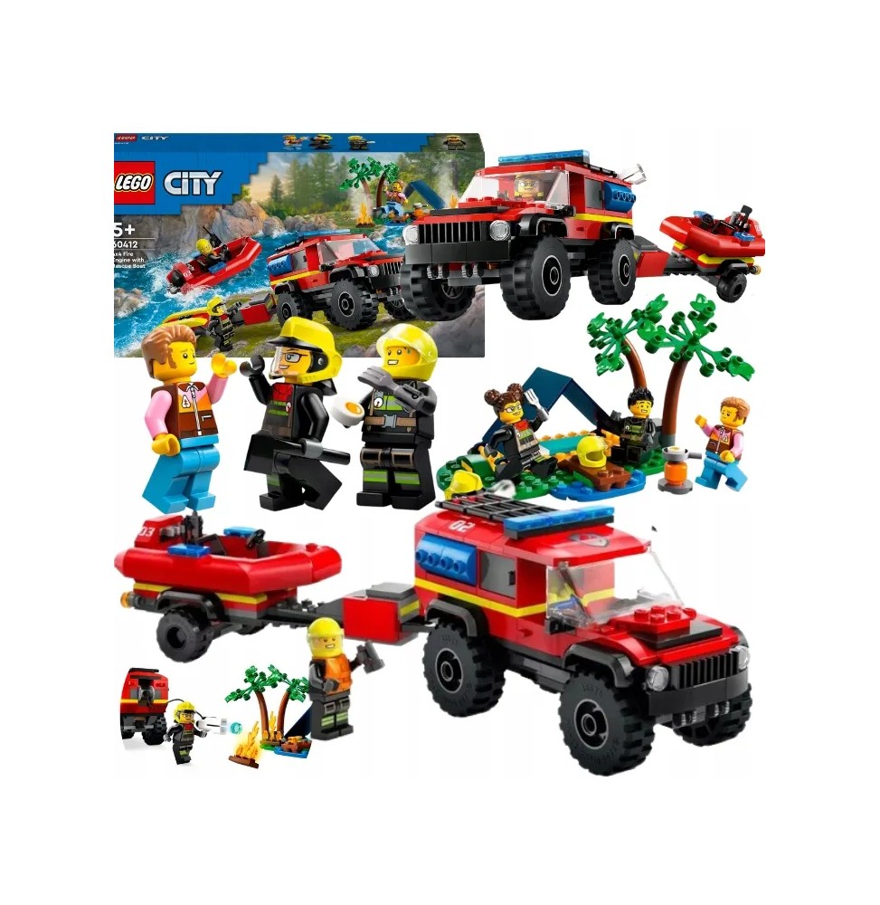 LEGO City camion de pompieri 4x4