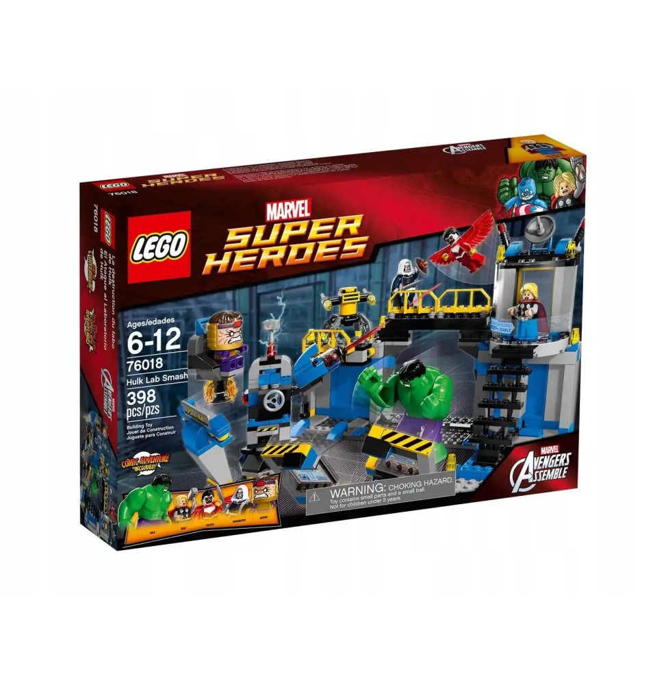 LEGO 76018 Marvel Super Heroes Distrugerea Laboratorului