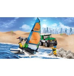 LEGO City 60149 Mașină 4x4 cu catamaran