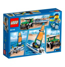 LEGO City 60149 Mașină 4x4 cu catamaran