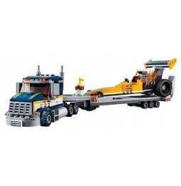 Blocuri LEGO City 60151 Transportor dragster