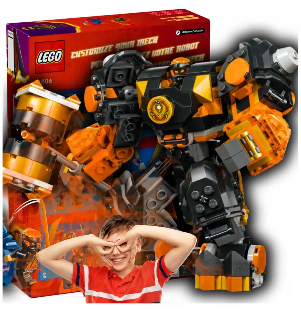 LEGO Mech Elementului Pământ Cole - Ninjago