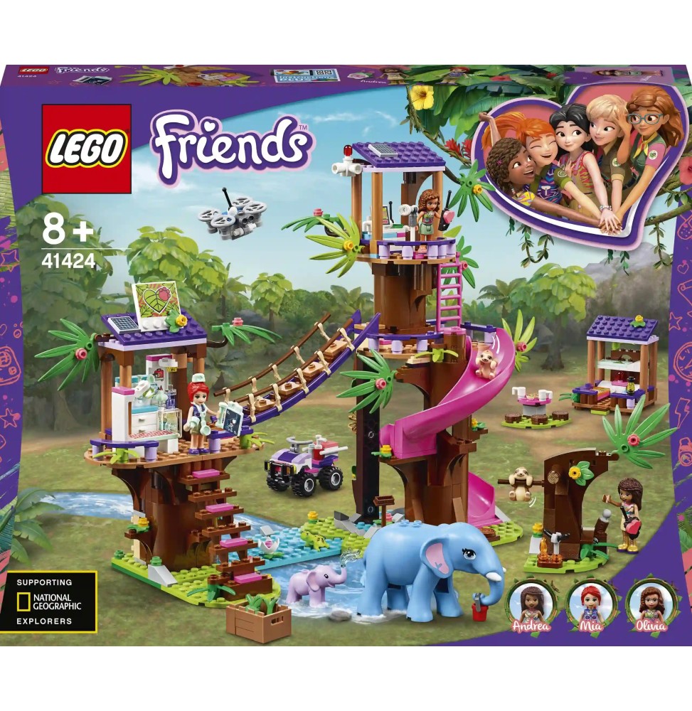 LEGO Friends 41424 Baza ratownicza - Zestaw 648 elementów