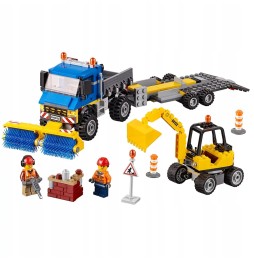 LEGO City 60152 Street Sweeper and Excavator