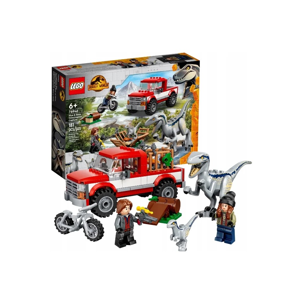 Cuburi Lego Jurassic World Captura Velociraptorilor