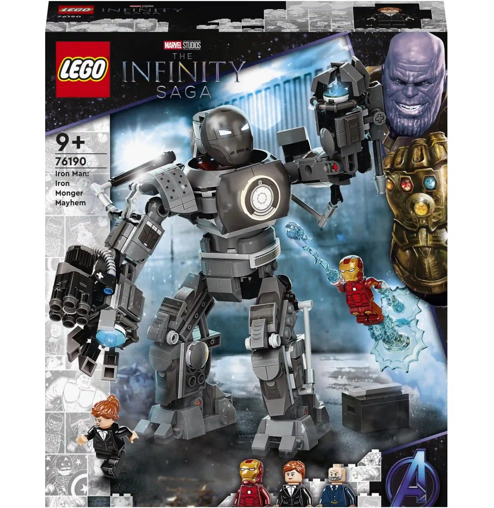 LEGO Iron Man: Bătălia cu Iron Monger 76190