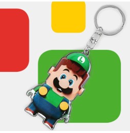 LEGO Super Mario Keychain with Luigi