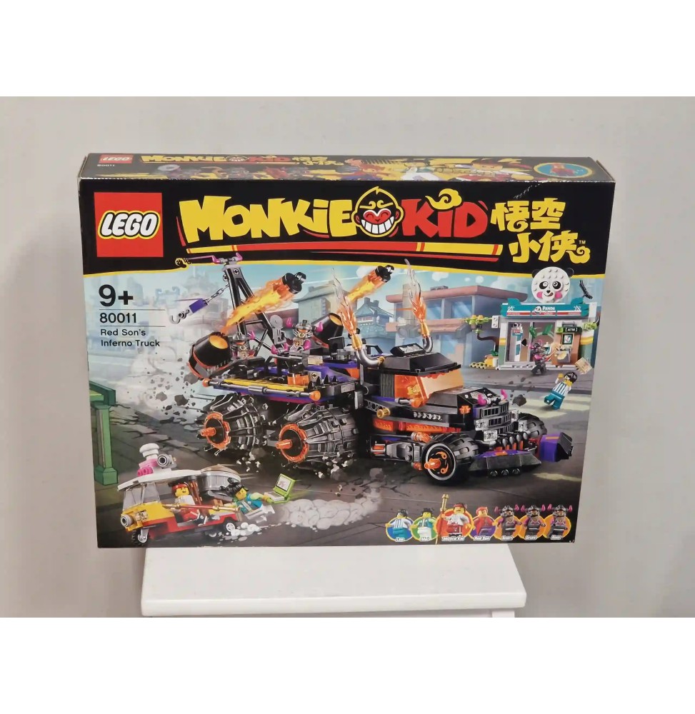 LEGO Monkie Kid Camionul Infernal al Fiului Roșu