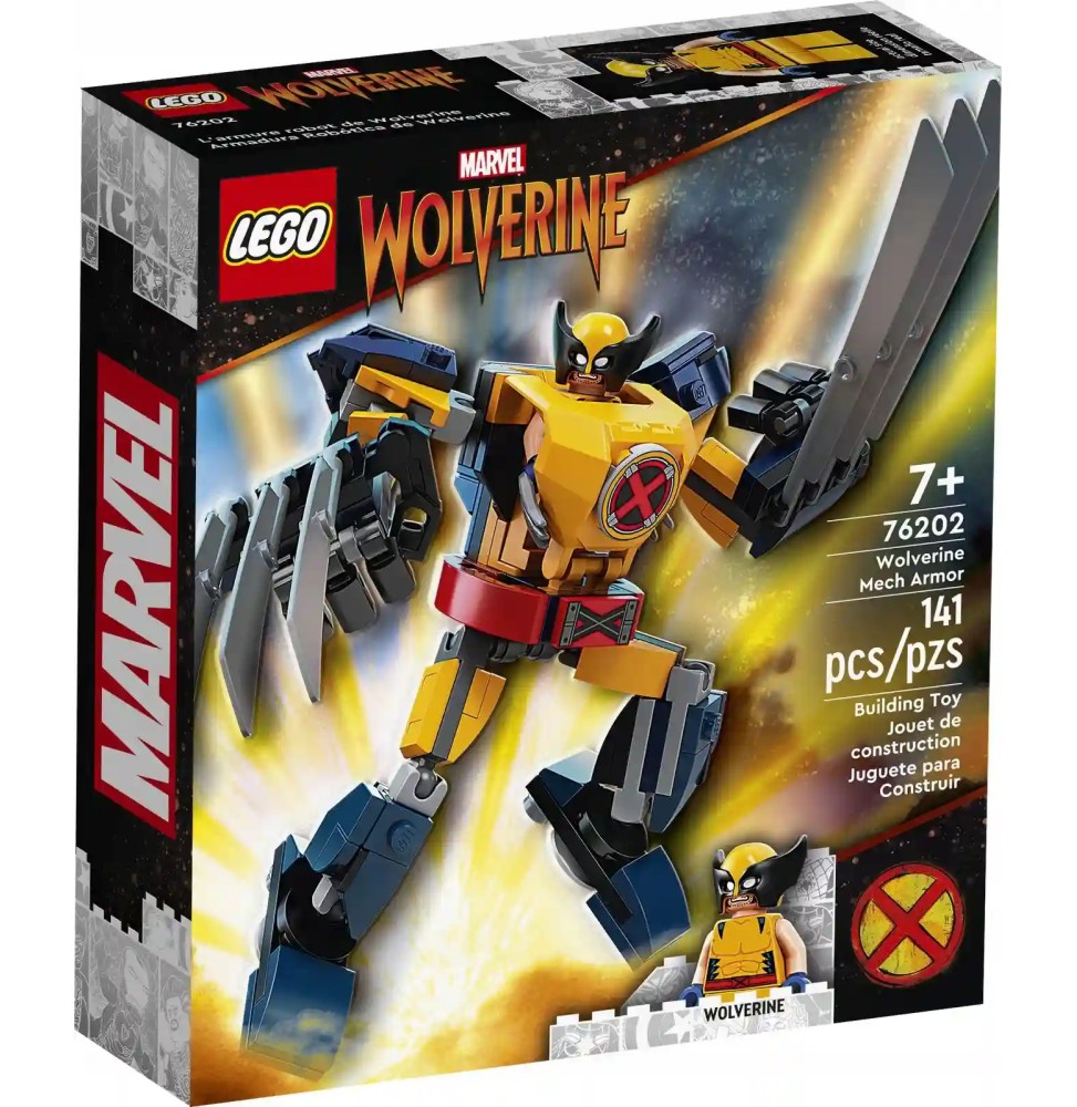 LEGO 76202 Armura Mecanică a lui Wolverine