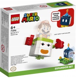 LEGO Super Mario 71396 Mașina Clovnului Bowsera Jr.