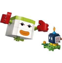 LEGO Super Mario 71396 Mașina Clovnului Bowsera Jr.