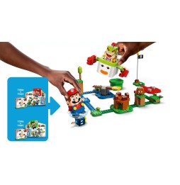 LEGO Super Mario 71396 Mașina Clovnului Bowsera Jr.