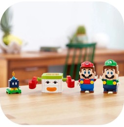 LEGO Super Mario 71396 Mașina Clovnului Bowsera Jr.