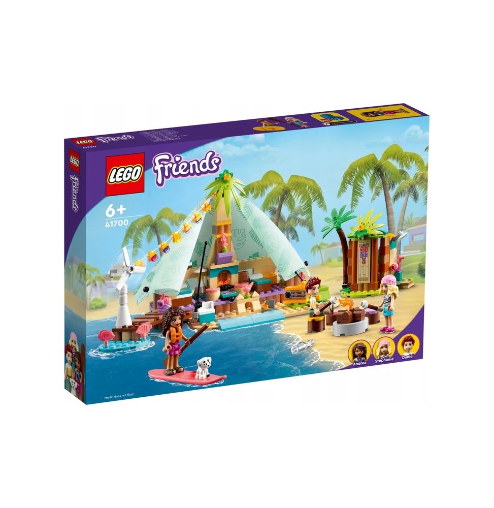 LEGO Friends camping de lux pe plajă 41700