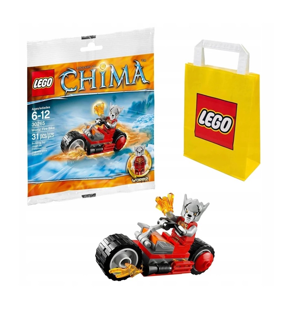 LEGO 30265 Chima Ognisty motocykl Worriza