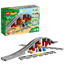 LEGO DUPLO 10872 Train Tracks and Bridge