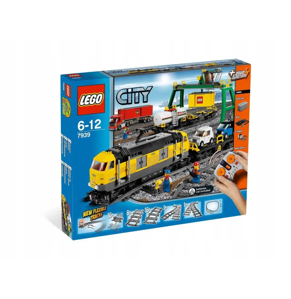 Lego City 7939 Pociąg Towarowy Żółty