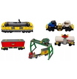 Lego City 7939 Tren Marfă Galben