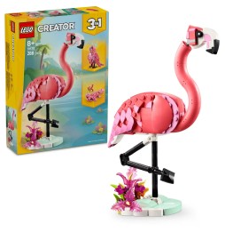 LEGO Creator 31170 Animale sălbatice flaming roz