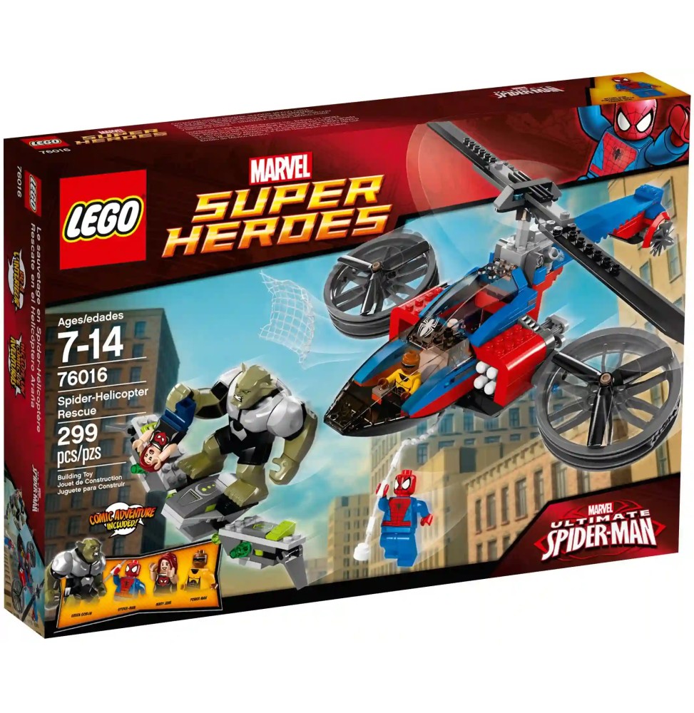 LEGO Super Heroes 76016 Spiderman Ratunek Helikopterem