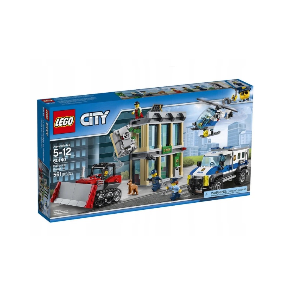 LEGO City 60140 Spargere cu buldozer - Poliție