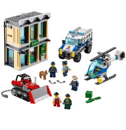 LEGO City 60140 Spargere cu buldozer - Poliție