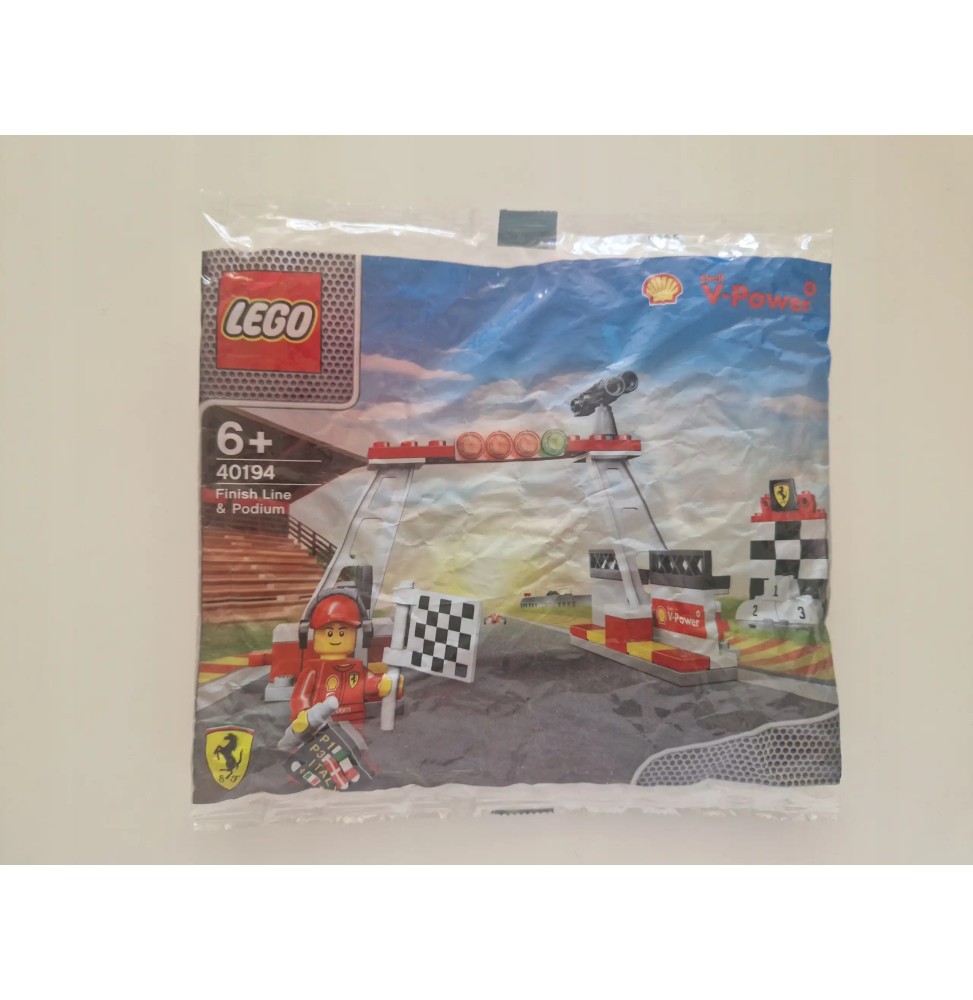 LEGO Racers 40194 Finish Line și Podium