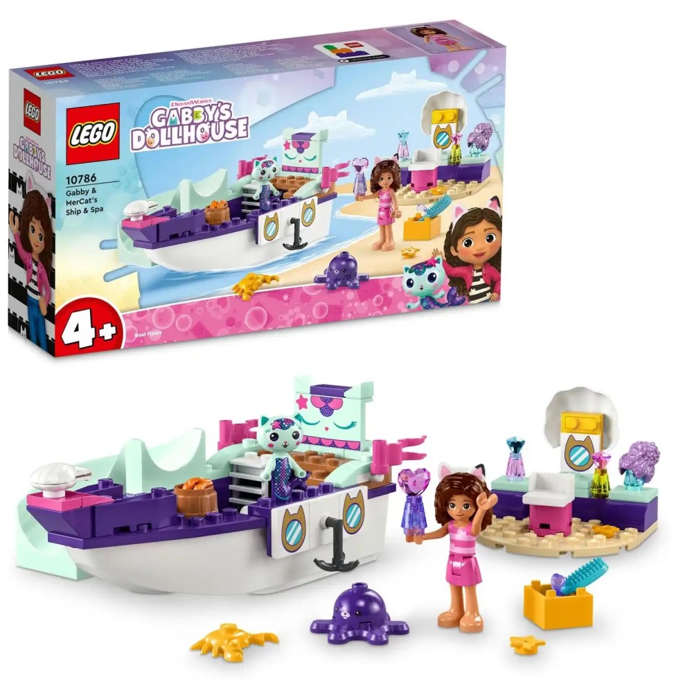 LEGO Gabi 10786 Boat and Spa with Mermaid