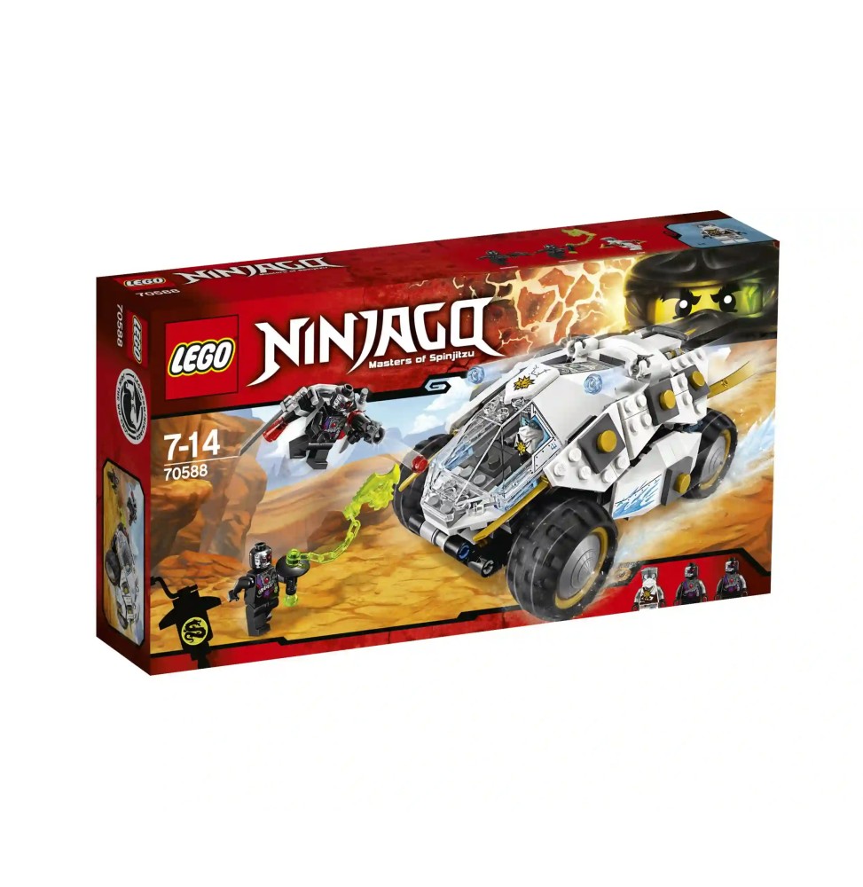 LEGO Ninjago Samochód tytanowego ninja 70588